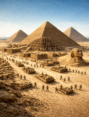 -2600 construction pyramid of giseh