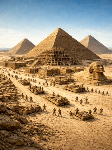 -2600 construction pyramide de giseh