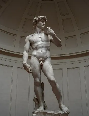 Michel ange, statue de david