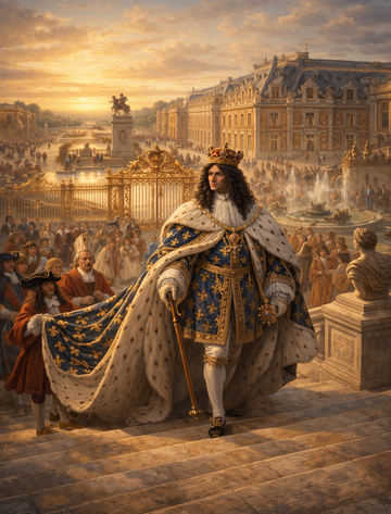 1682 Louis XIV installe sa cours à versailles