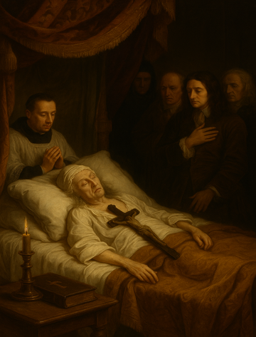 1715 mot de louis XIV roi soleil, gangrene