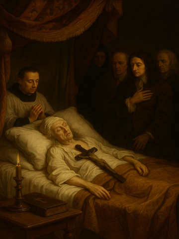 1715 mot de louis XIV roi soleil, gangrene
