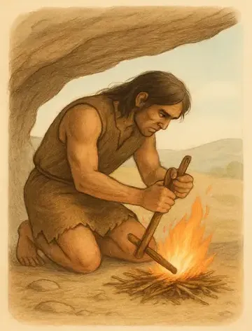 découverte du feu ,homo erectus y a 400 000 ans