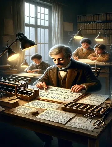 Invention de l'alphabet Braille 1824