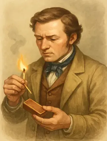 Invention Allumette Friction 1827