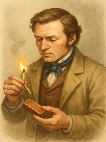 Invention Allumette Friction 1827