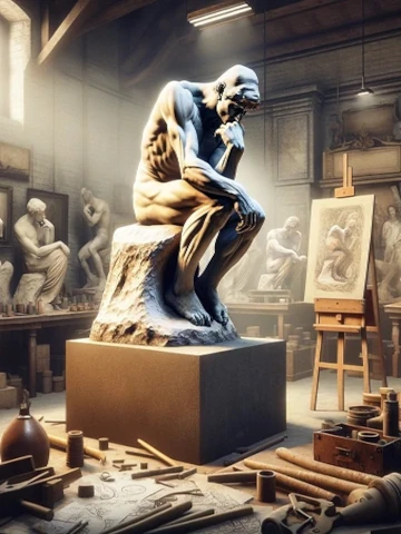 1881_10_11_Création_de_la_sculpture_Le_Penseur