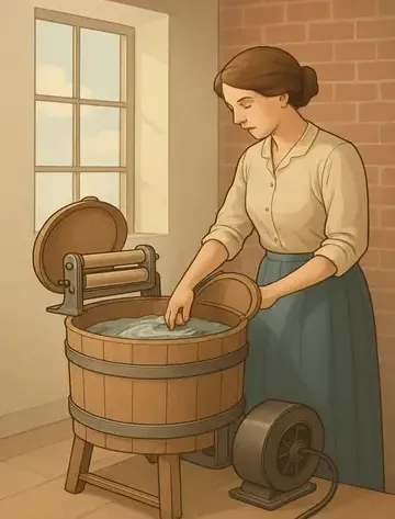 1901 linvention lave linge electric