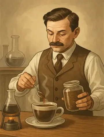 1938 invention cafe soluble
